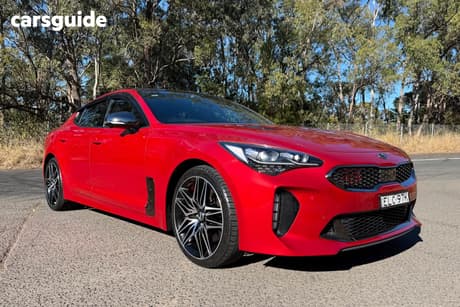 Red 2021 Kia Stinger Sedan Gt (Black Leather)
