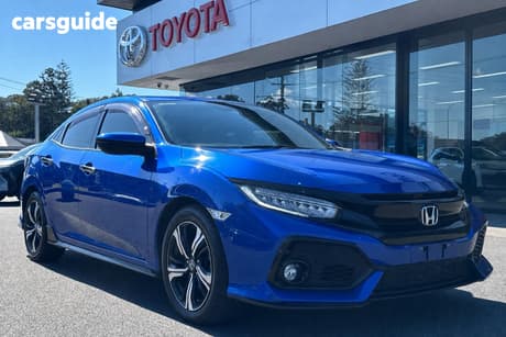 Blue 2019 Honda Civic Hatchback Rs
