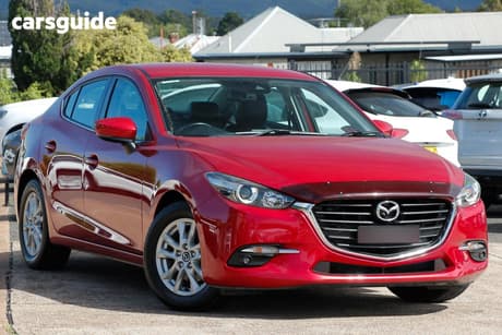 Red 2016 Mazda 3 Sedan Touring