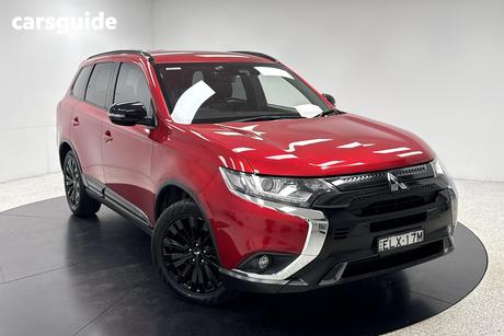 Red 2020 Mitsubishi Outlander Wagon Black Edition 7 Seat (2Wd)