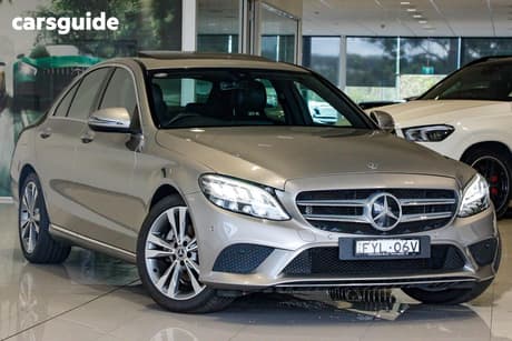 Silver 2019 Mercedes-Benz C200 Sedan