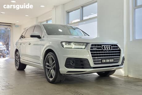 White 2017 Audi Q7 Wagon 3.0 Tdi Quattro