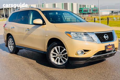 Beige 2013 Nissan Pathfinder Wagon St (4X4)