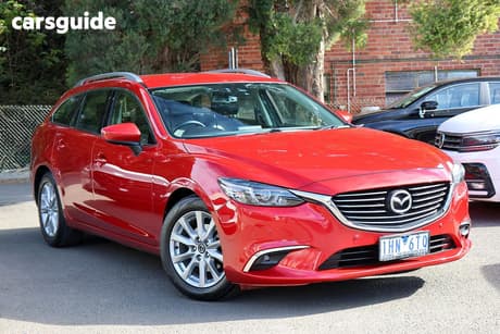 Red 2016 Mazda 6 Wagon Touring