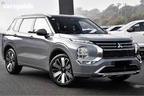 Grey 2025 Mitsubishi Outlander Wagon Exceed Tourer 5 Seat (Awd)