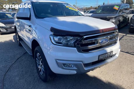 White 2017 Ford Everest SUV TREND