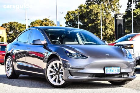 Grey 2022 Tesla Model 3 Sedan Long Range