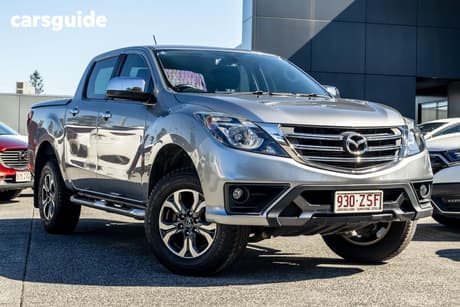 Silver 2020 Mazda BT-50 Dual Cab Utility Xtr (4X2) (5Yr)