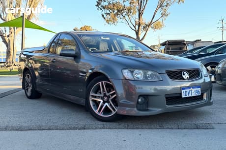 Grey 2011 Holden UTE Ute Tray SV6 R