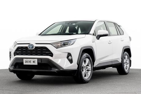 White 2020 Toyota RAV4 Wagon Gx 2Wd Hybrid