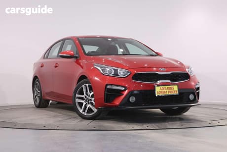 Red 2020 Kia Cerato Sedan Sport Nav