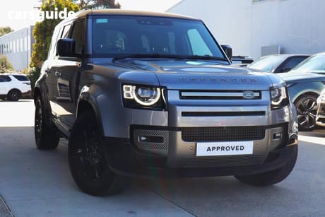 Grey 2024 Land Rover Defender Wagon 110 D300 X-Dynamic Hse (220Kw)