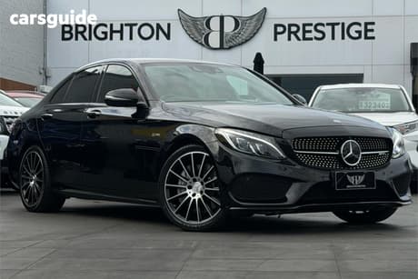 Black 2017 Mercedes-Benz C43 Sedan 43