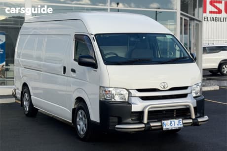 White 2017 Toyota HiAce Commercial KDH221R