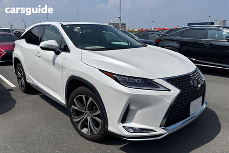 White 2022 Lexus RX SUV VERSION L HYBRID SUV