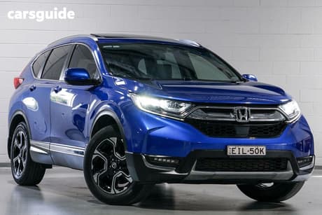 Blue 2019 Honda CR-V Wagon Vti-Lx (Awd)