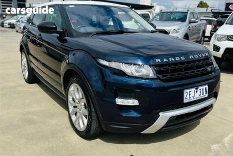 Blue 2014 Land Rover Range Rover Evoque Wagon Td4 Dynamic