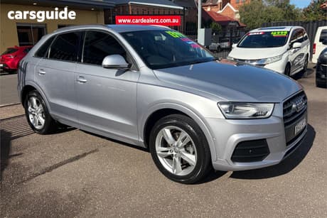 Silver 2016 Audi Q3 Wagon 2.0 Tfsi Sport Quattro (132Kw)