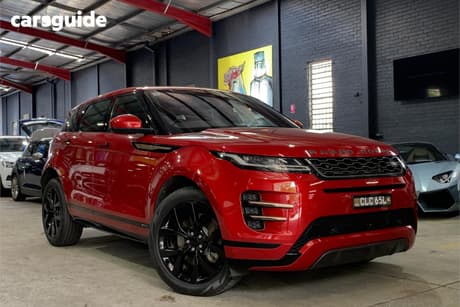 Red 2019 Land Rover Range Rover Evoque Wagon P250 R-Dynamic Se (183Kw)