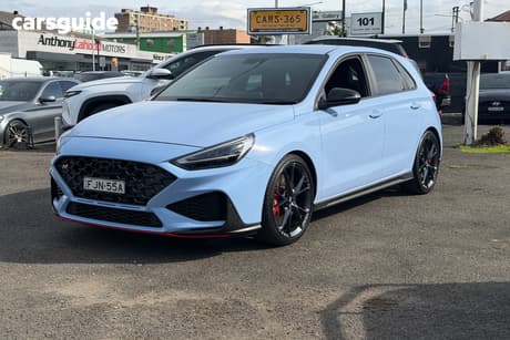 Blue 2021 Hyundai I30 Hatchback N