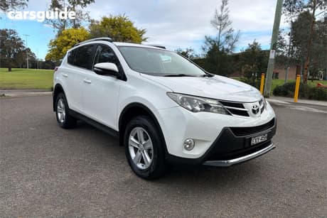 White 2014 Toyota RAV4 Wagon Gxl (4X4)