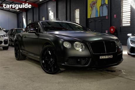 Silver 2012 Bentley Continental Convertible Gtc V8