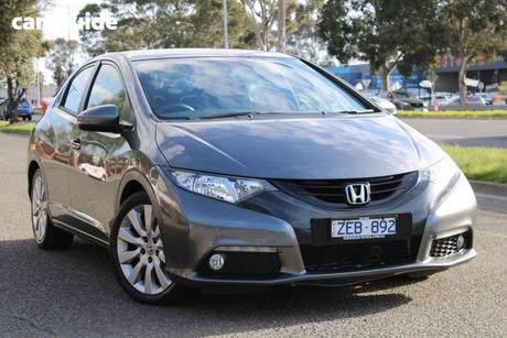 Grey 2012 Honda Civic Hatchback Vti-L
