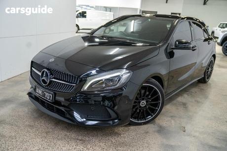 Black 2018 Mercedes-Benz A200 Hatchback