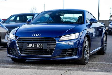 Blue 2015 Audi TT Coupe 2.0 Tfsi Sport