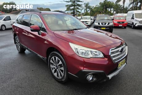 Red 2015 Subaru Outback Wagon 2.5I