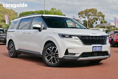 White 2022 Kia Carnival Wagon Sli