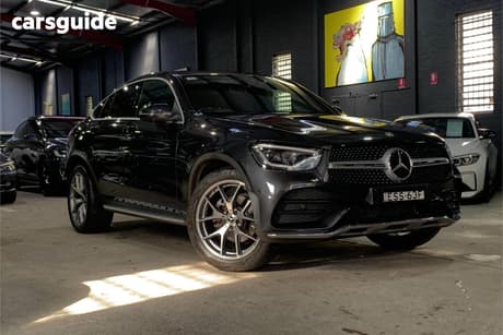 Grey 2021 Mercedes-Benz GLC300 Coupe 4Matic