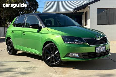 Green 2017 Skoda Fabia Hatchback 81 Tsi