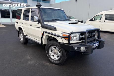 White 2023 Toyota Landcruiser Wagon Lc76 Gxl + Diff Locks