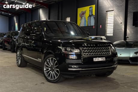 Black 2017 Land Rover Range Rover SUV SDV8 AUTOBIOGRAPHY 4X4