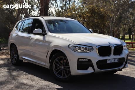White 2019 BMW X3 Wagon Sdrive20I