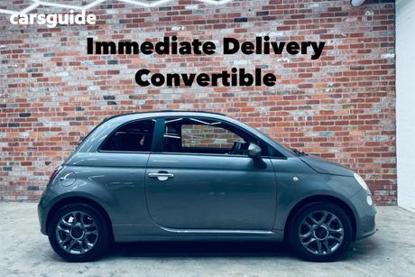 Grey 2013 Fiat 500 Convertible Sport