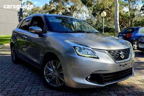 Silver 2016 Suzuki Baleno Hatchback Glx Turbo
