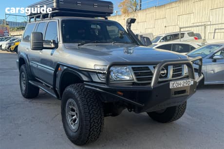 Silver 2002 Nissan Patrol Wagon St (4X4)