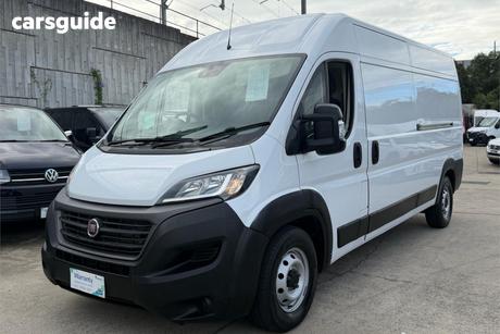 White 2021 Fiat Ducato Van Lwb/Mid