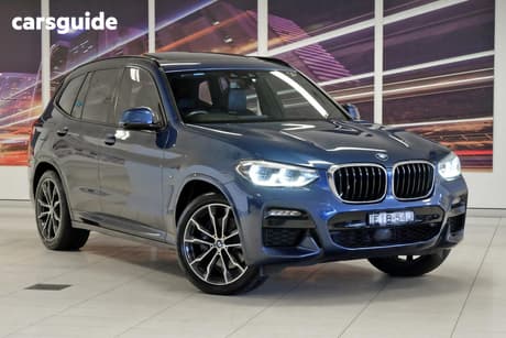 Blue 2020 BMW X3 Wagon Xdrive30I M Sport
