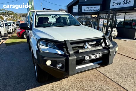White 2018 Mitsubishi Triton Ute Tray GLX