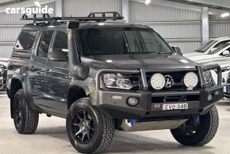 Grey 2019 Volkswagen Amarok Dual Cab Utility Tdi500 V6 Core 4Motion