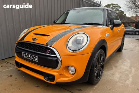 Orange 2017 Mini Cooper Hatchback S 5D Hatch