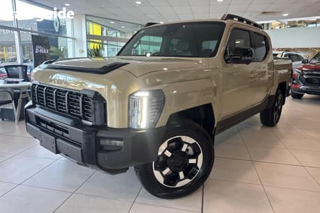 Beige 2025 Kia Tasman Double Cab Pick Up X-Line (4X4) (Std) Blk Fender