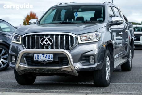 Grey 2018 LDV T60 Double Cab Utility Luxe (4X4)