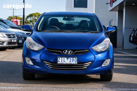 Blue 2012 Hyundai Elantra Sedan Premium
