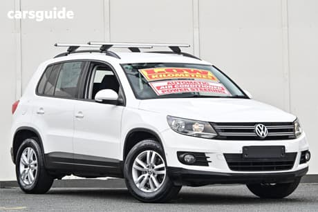 White 2012 Volkswagen Tiguan Wagon 132 Tsi Pacific