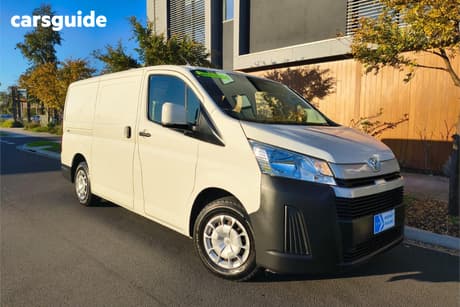 White 2020 Toyota HiAce Van Lwb