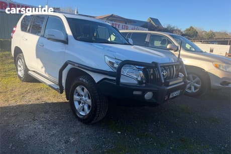 White 2017 Toyota Landcruiser Prado Wagon Gxl (4X4)